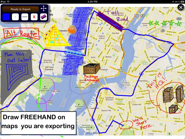 Map Draw - Route tracking and Annotation (Elite)