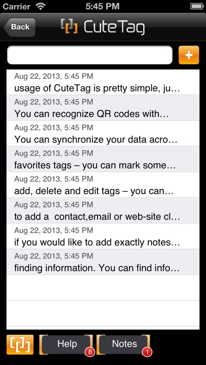 CuteTag for iPhone