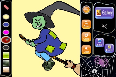 Coloring Pages - Spooky coloring book for kids full of fun monsters like zombies, witches,  ghosts and vampires screenshot 4