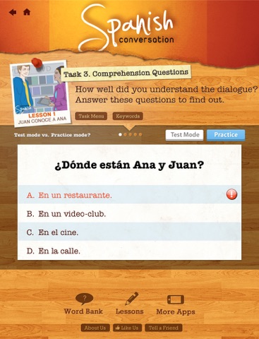 Spanish Conversation HD screenshot 4