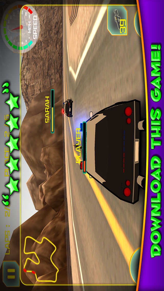 3D Police Car Race screenshot 3