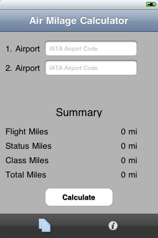 Air Milage Calculator