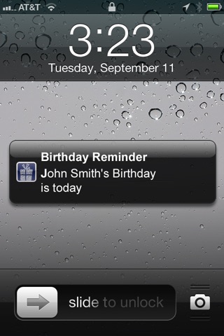 Birthday Calendar with Easy Reminders screenshot 2
