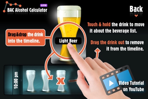 BAC Alcohol Calculator Lite screenshot 2