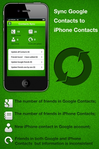 Contacts Sync for Google screenshot1