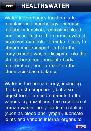 HEALTH&WATER screenshot 2