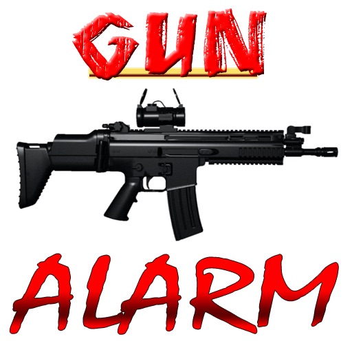 A Gun ALARM Clock for iPhone - Wake up to Loud Visual Rifles and Machine Guns Firing Icon