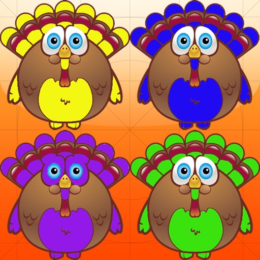 Happy Thanksgiving Turkey Poppers Icon