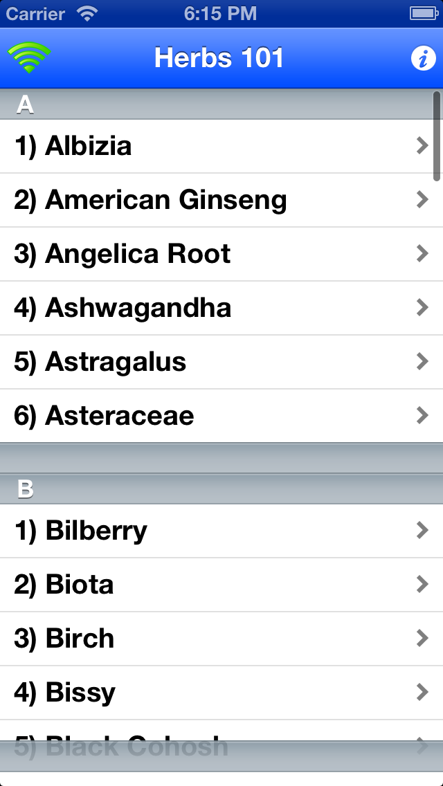 Screenshot #1 pour Herbs 101
