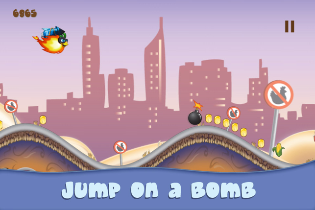 ‎Rocket Chicken (Fly Without Wings) Screenshot