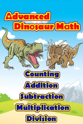 Advanced Dinosaur Kids Math Game Free Lite