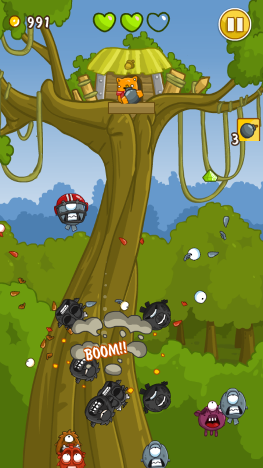#3. Treehouse Hero (iOS) Bởi: Max Games Studios