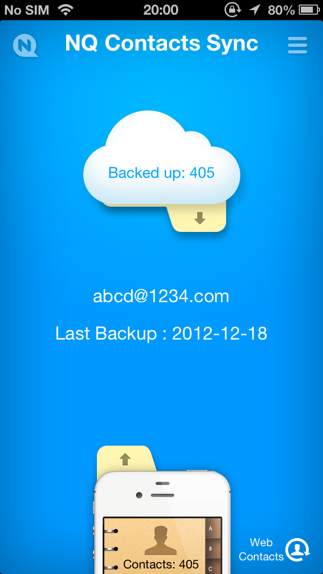 NQ Contacts Sync screenshot