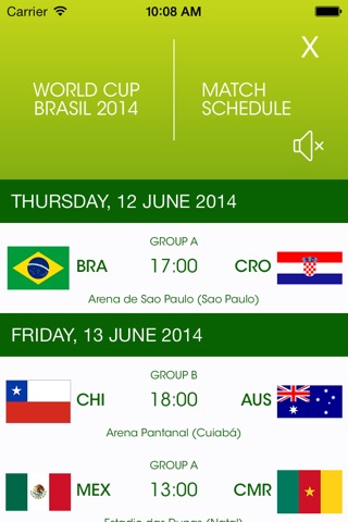 Brasil Clock screenshot 2