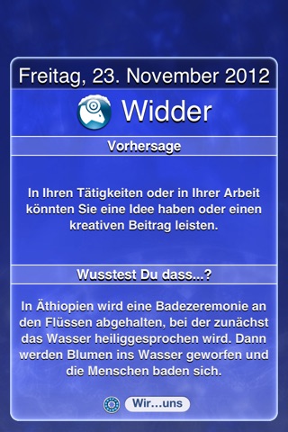 Advent Horoscope screenshot 2