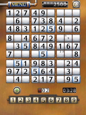 Sudoku App HD screenshot 2