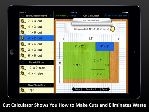 Screenshot #1 for Cut Calculator