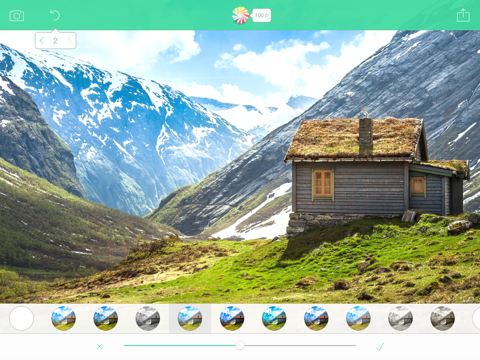 Screenshot #5 pour Tint Mint : logiciel de retouche photo haute résolution avec effets de filtres pour photos Instagram et Facebook