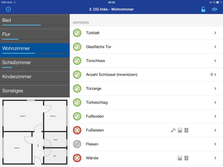 Wohnungsabnahme - Protokoll für Wohnungsübergabe und Wohnungsrückgabe screenshot-3