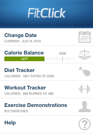 FitClick Diet & Workout Tracker