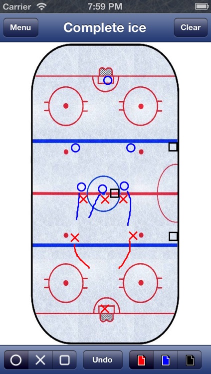 Hockey Strategy Board