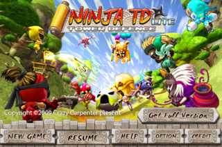 Ninja TD Lite Screenshot 1