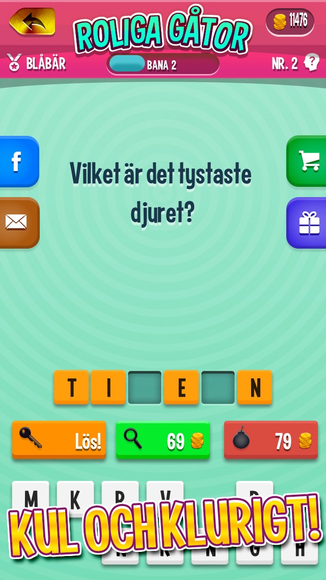 Roliga gÃ
tor gratis quiz med hundratals kul och kluriga gåtor ...