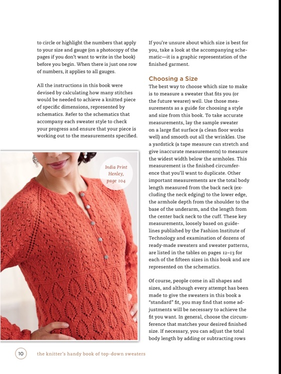 handy book of top down sweaters