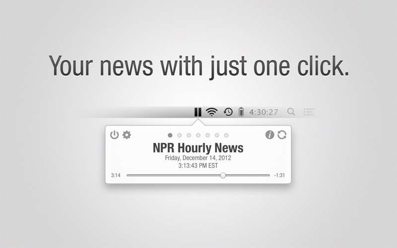 hourly news iphone screenshot 1