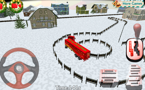 Christmas Truck Parking 3D screenshot 4