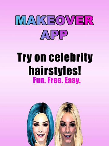 Скриншот из Makeover App - Try on 500 celebrity hairstyles and discover a new look