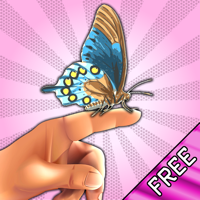 Butterfly Fingers with Augmented Reality FREE