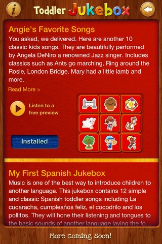 Toddler JukeBox: Twelve Children's Songs (Wheels on the bus and more!) screenshot 4