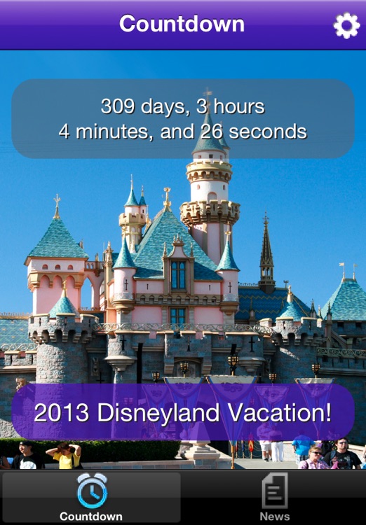 Disneyland Vacation Countdown