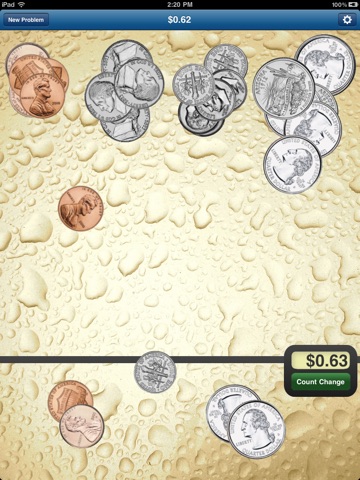 MakeChange - Money counting math game for iPad screenshot 2