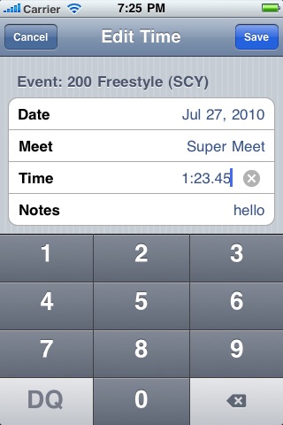 Swim Log screenshot-4