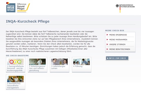 INQA-Kurzcheck Pflege screenshot 2