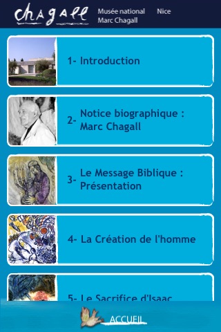 Musée National Marc Chagall de Nice (France) screenshot 3