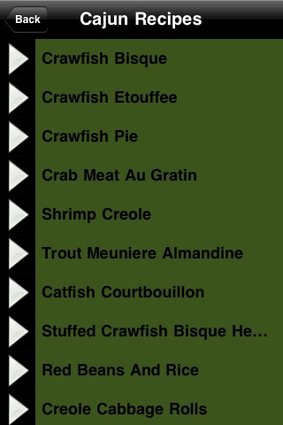 Cajun Recipes - Cookbook screenshot 2