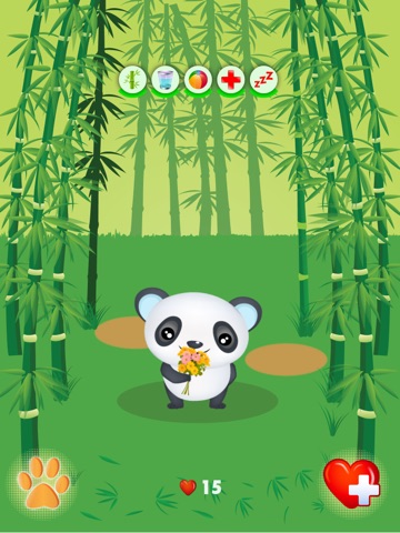 PET PANDA - my fun, cute, caring, lovely, adorable cartoon toy teddy bear virtual animal friend to care for :) screenshot 2