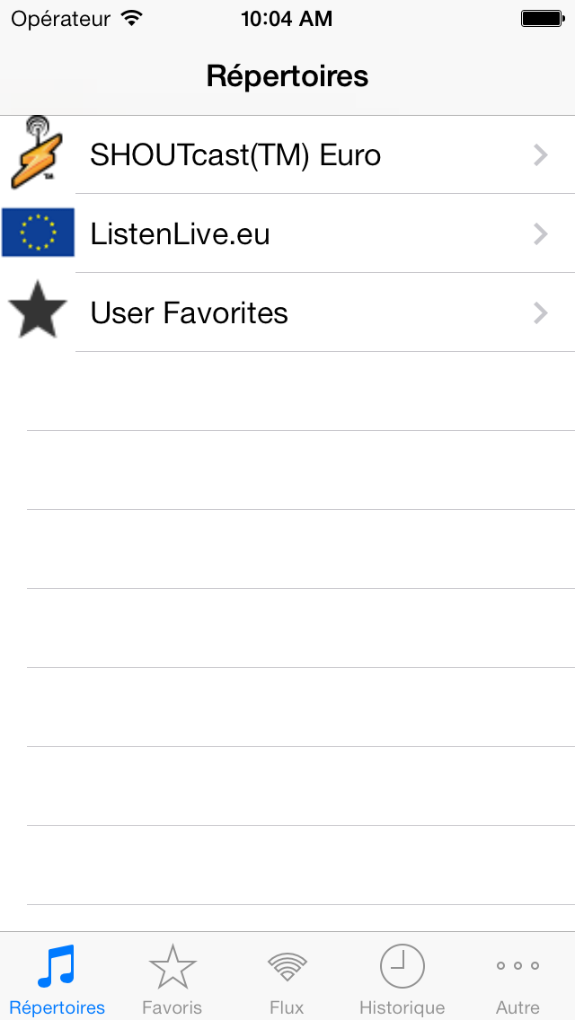 Screenshot #1 pour Euro Radio