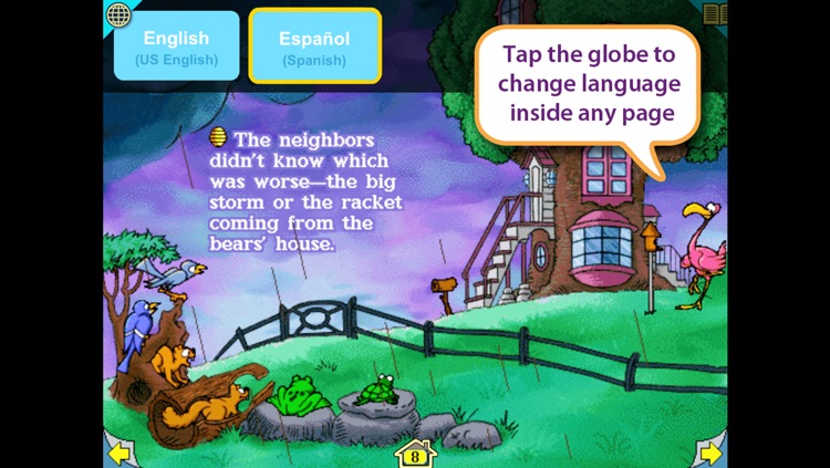 Get In A Fight, Berenstain Bears – Wanderful interactive storybook in English and Spanish