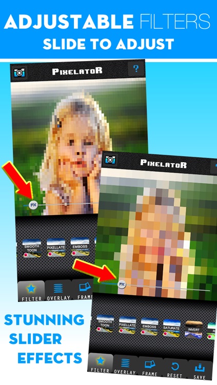 Pixelator Professional photo editor with cool effects, beautiful filters, awesome frames!