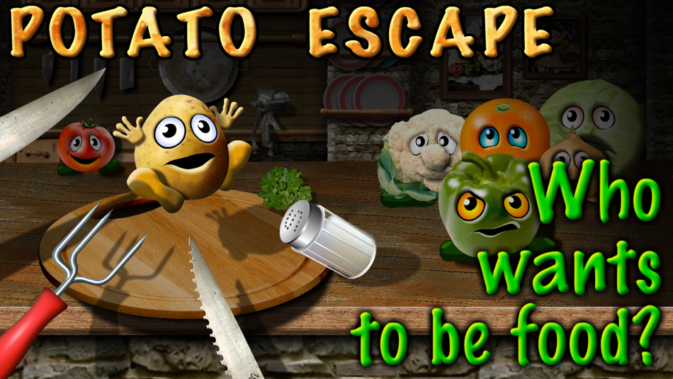 Potato Escape - One Touch Runner - 1.2.1 - (iOS)