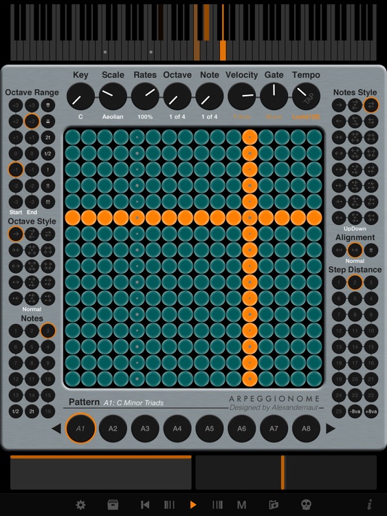 Arpeggionome Pro | matrix arpeggiator