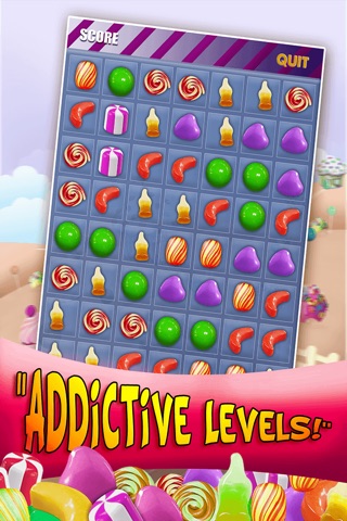 Addictive Candy Games Blitz - The Match-3 Fruit Jelly Mania HD FREE screenshot 2