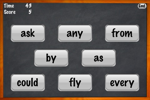 Sight Words For 1st Grade - SPEED QUIZ screenshot 2