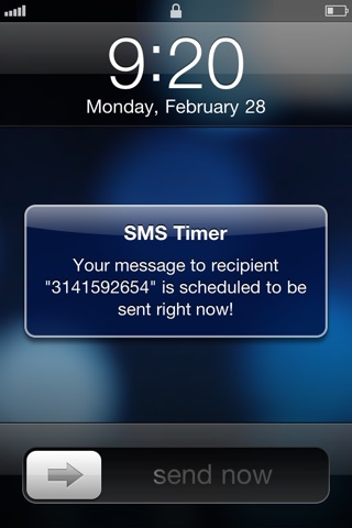 SMS Timer screenshot 3