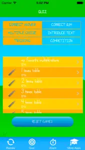 Multiplication Tables - Math Trainer Lite screenshot #4 for iPhone