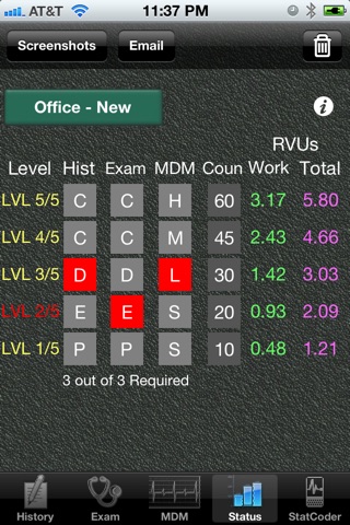 STAT E&M Coder™ screenshot 4